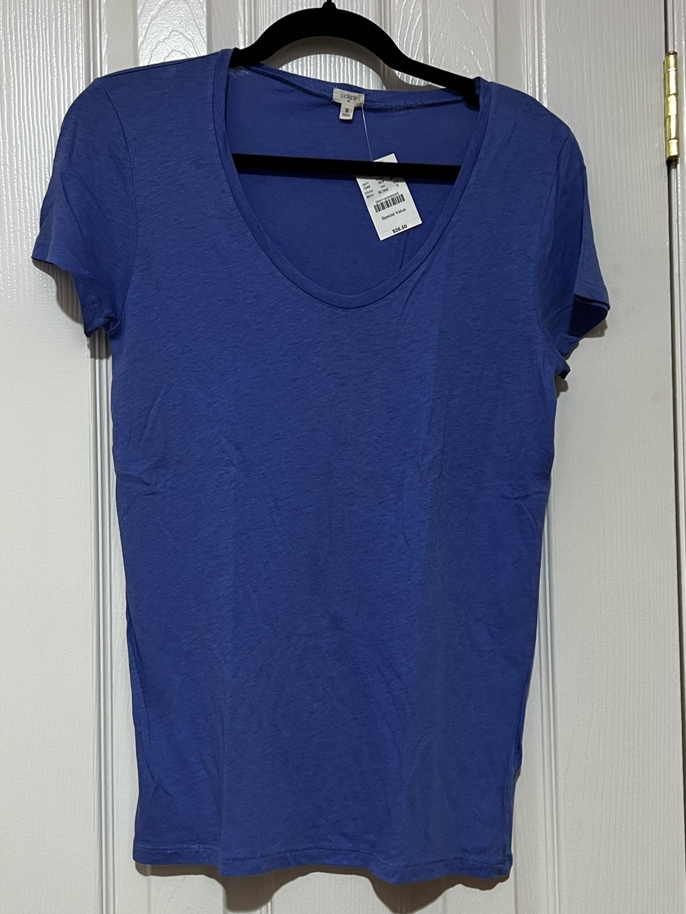NWT S J. Crew Short Sleeve V-Neck Tee